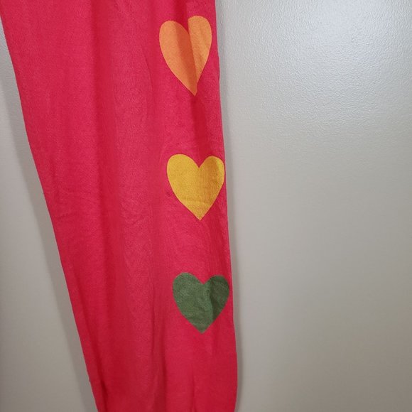 Sold Sundry Sweatpants with Heart Print - Picture 2 of 5